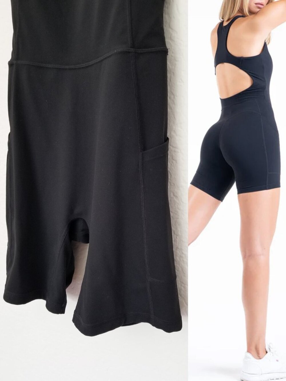 Vitality Cloud II Racer Jumper Romper M Midnight Core Black Pocket Stretch $108 - Picture 16 of 16